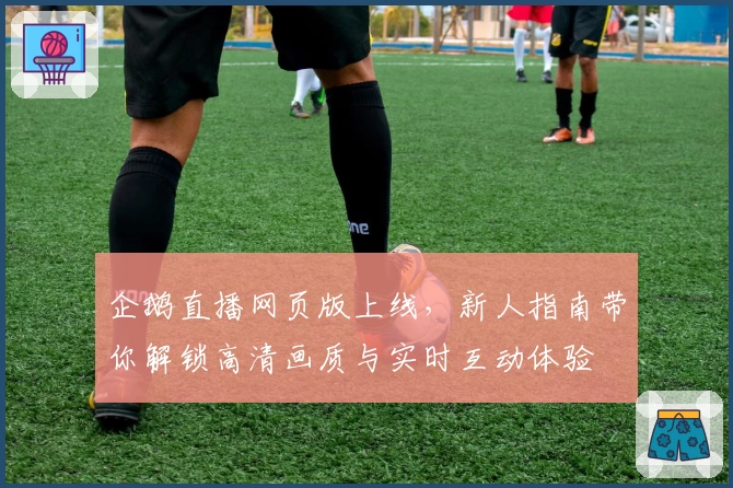 企鹅直播网页版上线，新人指南带你解锁高清画质与实时互动体验