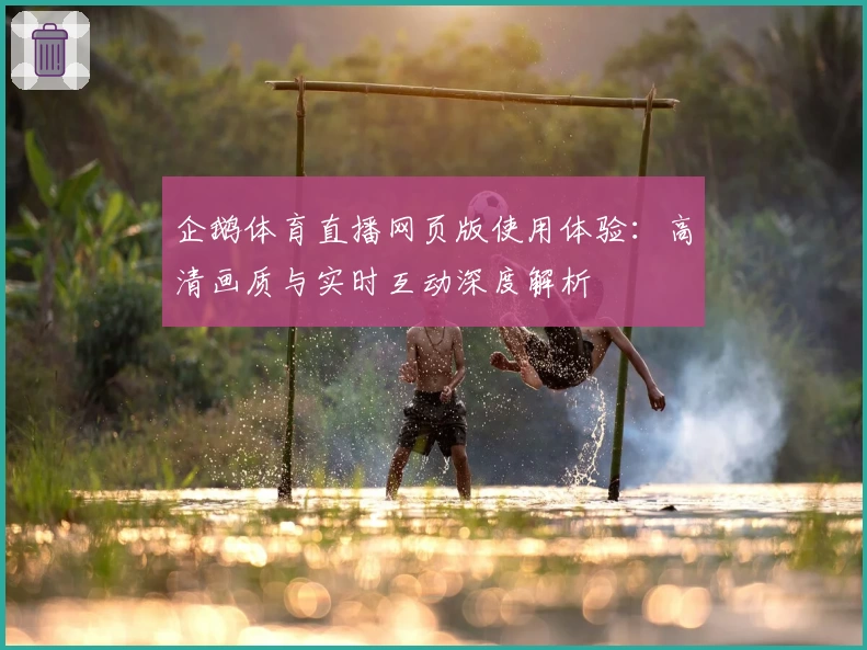 企鹅体育直播网页版使用体验：高清画质与实时互动深度解析