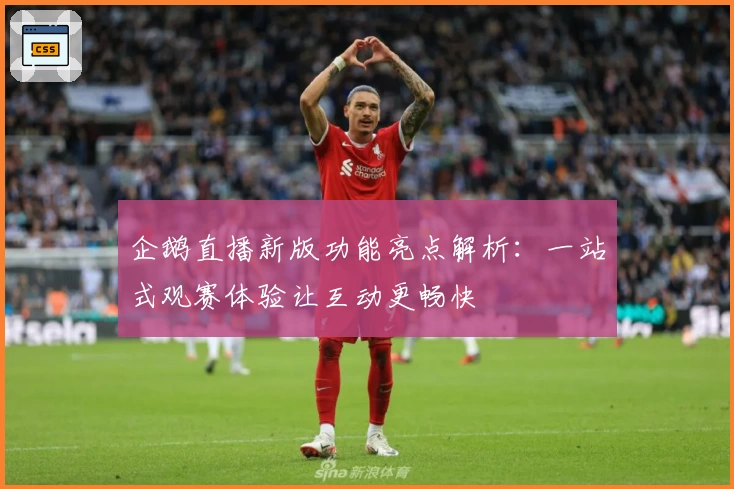 企鹅直播新版功能亮点解析：一站式观赛体验让互动更畅快